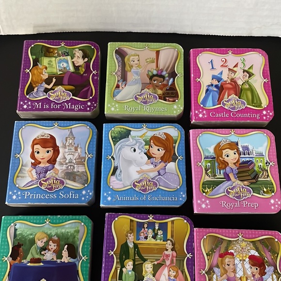 Sophia the First Disney Junior Children’s Mini Board Books Kids lot of 12 - Picture 3 of 7